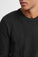 classique 11 PROJECT PRTill Fine homme pull maille fine avec col rond pull en maille 21301004-ME-194008 Noir