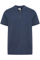 classica SOLID SDZakir uomo polo con zip polo uomo 21301022-ME-194010 Blu