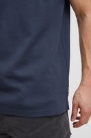 classica SOLID SDZakir uomo polo con zip polo uomo 21301022-ME-194010 Blu