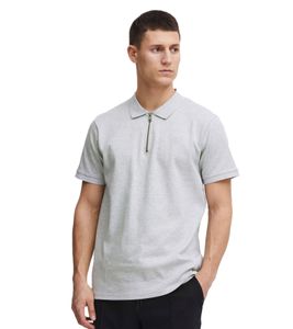 klassisches SOLID SDZakir Herren Poloshirt mit Reißverschluss Shirt 21301022-ME-1541011 Grau