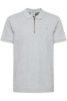 classic SOLID SDZakir men's polo shirt with zipper shirt 21301022-ME-1541011 Grey