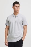 classic SOLID SDZakir men's polo shirt with zipper shirt 21301022-ME-1541011 Grey