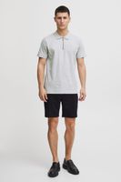 classic SOLID SDZakir men's polo shirt with zipper shirt 21301022-ME-1541011 Grey