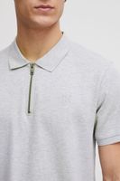 classic SOLID SDZakir men's polo shirt with zipper shirt 21301022-ME-1541011 Grey