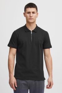 klassisches SOLID SDZakir Herren Poloshirt mit Reißverschluss Shirt 21301022-ME-194008 Schwarz