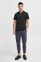 klassisches SOLID SDZakir Herren Poloshirt mit Reißverschluss Shirt 21301022-ME-194008 Schwarz
