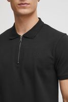 klassisches SOLID SDZakir Herren Poloshirt mit Reißverschluss Shirt 21301022-ME-194008 Schwarz