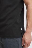 klassisches SOLID SDZakir Herren Poloshirt mit Reißverschluss Shirt 21301022-ME-194008 Schwarz