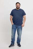 classic BLEND BHGila BT men's T-shirt with crew neck shirt 20716315ME-194024 Blue