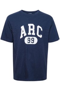 klassisches SOLID SDFinlee Herren T-Shirt mit Rundhals Shirt 21107749-194010 Blau