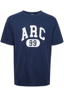 klassisches SOLID SDFinlee Herren T-Shirt mit Rundhals Shirt 21107749-194010 Blau