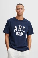 klassisches SOLID SDFinlee Herren T-Shirt mit Rundhals Shirt 21107749-194010 Blau