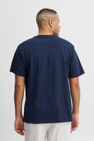 klassisches SOLID SDFinlee Herren T-Shirt mit Rundhals Shirt 21107749-194010 Blau