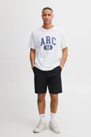 klassisches SOLID SDFinlee Herren T-Shirt mit Rundhals Shirt 21107749-110601 Weiß