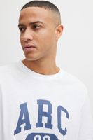 klassisches SOLID SDFinlee Herren T-Shirt mit Rundhals Shirt 21107749-110601 Weiß