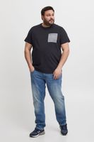klassisches BLEND BHBenedikt BT Herren T-Shirt mit Rundhals Shirt 20716313ME-194007 Schwarz
