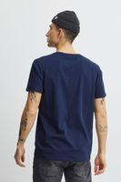 klassisches BLEND Herren T-Shirt mit Rundhals Shirt 20715022-194024 Blau