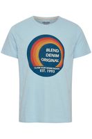 klassisches BLEND Herren T-Shirt mit Rundhals Shirt 20715043-144210 Blau
