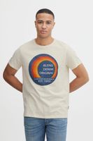 klassisches BLEND Herren T-Shirt mit Rundhals Shirt 20715043-120804 Weiß