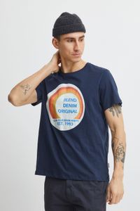 classic BLEND men's T-shirt with crew neck shirt 20715043-194024 Blue