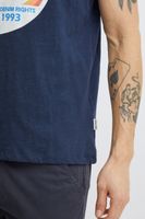 klassisches BLEND Herren T-Shirt mit Rundhals Shirt 20715043-194024 Blau