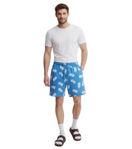klassische BLEND Herren Freizeit-Shorts mit Kordelzug Shorts auch in großen Größen 20715497-184039 Blau