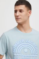 klassisches BLEND Herren T-Shirt mit Rundhals Shirt 20715675-144210 Blau