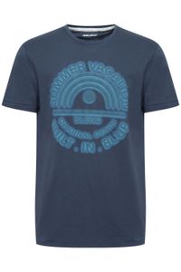 klassisches BLEND Herren T-Shirt mit Rundhals Shirt 20715675-194024 Blau