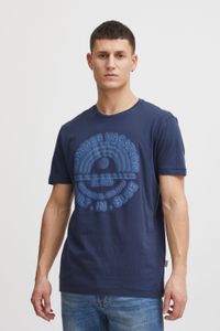 classic BLEND men's T-shirt with crew neck shirt 20715675-194024 Blue
