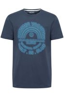 klassisches BLEND Herren T-Shirt mit Rundhals Shirt 20715675-194024 Blau