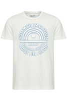 klassisches BLEND Herren T-Shirt mit Rundhals Shirt 20715675-110602 Weiß