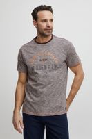 klassisches FQ1924 FQIvar Herren T-Shirt mit Rundhals Shirt 21900538-ME-191619 Braun