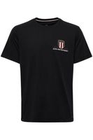 klassisches FQ1924 FQOlaf Herren T-Shirt mit Rundhals Shirt 21900540-ME-193911 Schwarz