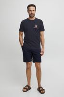 klassisches FQ1924 FQOlaf Herren T-Shirt mit Rundhals Shirt 21900540-ME-194011 Grau