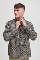 klassisches SOLID SDGestin Herren Langarmhemd aus Synthetik Hemd 21107906-194008 Schwarz