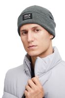 klassische SOLID SDIrwin Herren Beanie aus Synthetik Mütze 21301127-ME-1840051 Grau
