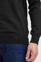 classic BLEND BHCerstan men's fine knit sweater with crew neck knit sweater 20716722ME-194007 Black