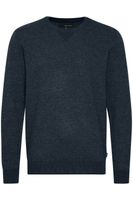classic BLEND BHCerstan men's fine knit sweater with crew neck knit sweater 20716722ME-194024 Blue