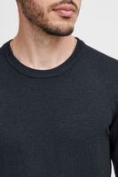 classic BLEND BHCerstan men's fine knit sweater with crew neck knit sweater 20716722ME-194024 Blue