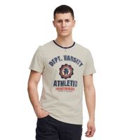 classic BLEND BHOrion men's T-shirt with crew neck shirt 20716730ME-141107 Grey