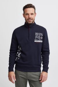 classique FQ1924 FQWilliam homme pull troyer avec col montant pull-over 21900589-194011 Gris