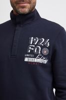 classique FQ1924 FQWilliam homme pull troyer avec col montant pull-over 21900589-194011 Gris