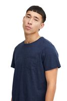 classica BLEND uomo T-shirt con girocollo T-shirt uomo 20716510-194024 Blu