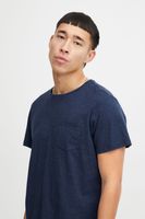 klassisches BLEND Herren T-Shirt mit Rundhals Shirt 20716510-194024 Blau