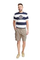 klassische FQ1924 FQHenry linen Herren Leinenshorts mit Reißverschluss Shorts 21900624-161104 Beige