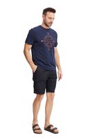 klassische FQ1924 FQHenry linen Herren Leinenshorts mit Reißverschluss Shorts 21900624-194011 Grau