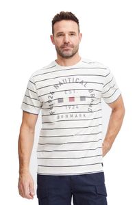 klassisches FQ1924 FQTom SS Herren T-Shirt mit Rundhals Shirt 21900644-114201 Weiß