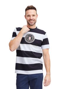 klassisches FQ1924 FQTom SS Herren T-Shirt mit Rundhals Shirt 21900645-144115 Blau