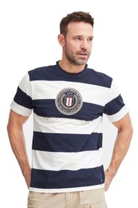 klassisches FQ1924 FQTom SS Herren T-Shirt mit Rundhals Shirt 21900645-114201 Weiß