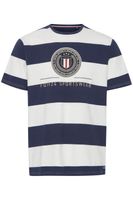 klassisches FQ1924 FQTom SS Herren T-Shirt mit Rundhals Shirt 21900645-114201 Weiß